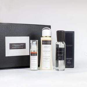 Coffret N°2 eau de toilette & serum contour des yeux reconstituant & soin satin décolleté buste